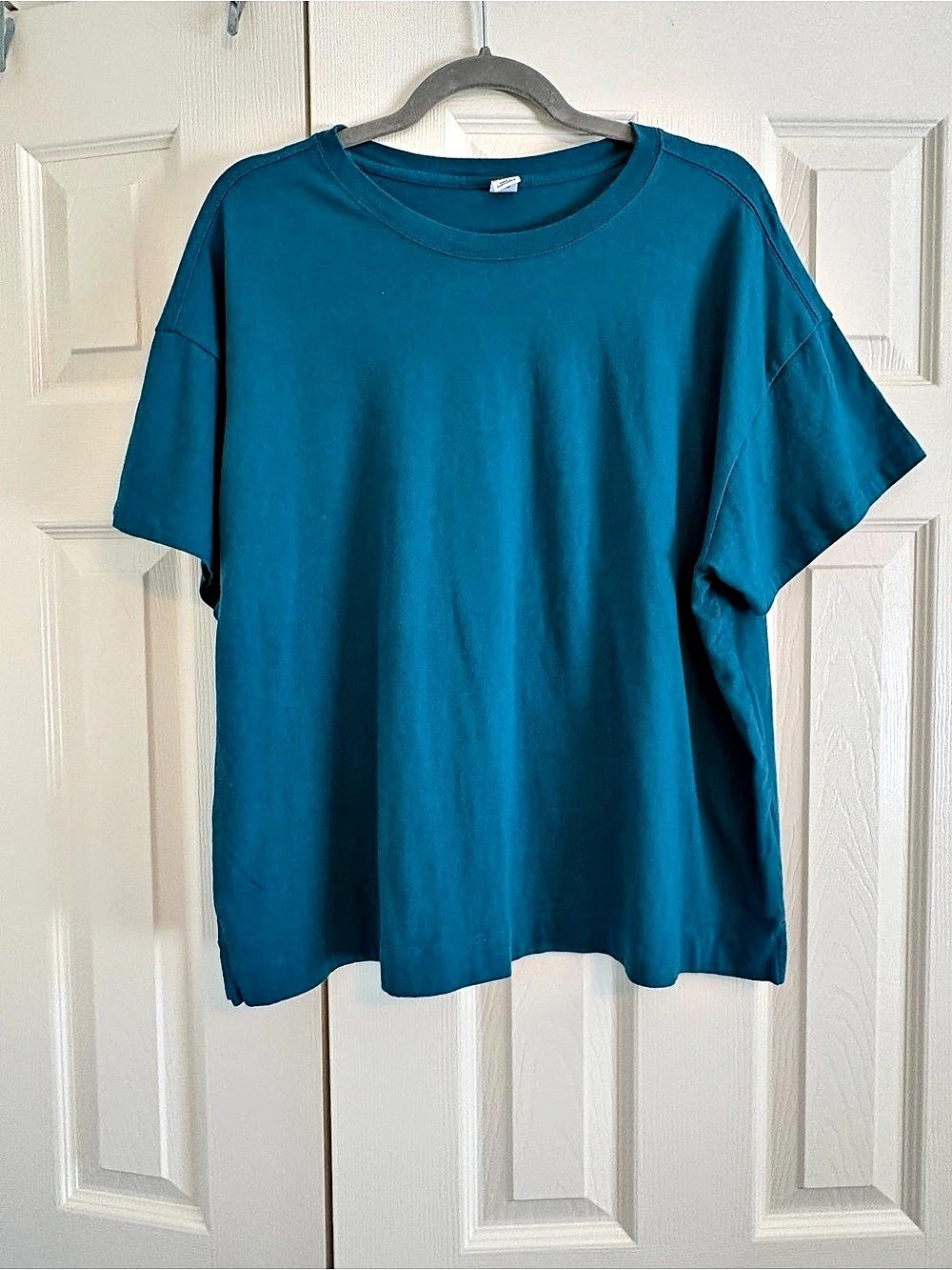 Old Navy Vintage Tee – Teal Blue 100% Cotton T-Shirt – Women’s XL
